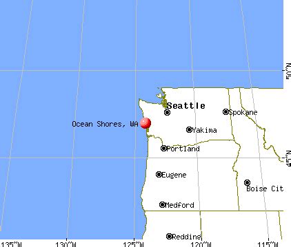 Ocean Shores Washington Map