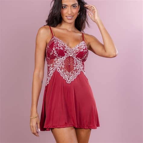 Camisola Liganete Renda Bicolor Divino GabiGiulia Taffner Lingerie Sutiãs calcinhas e