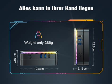 Acemagic Ak Plus Mini Pc Th Gen Ntel Alder Lake Gb Ddr