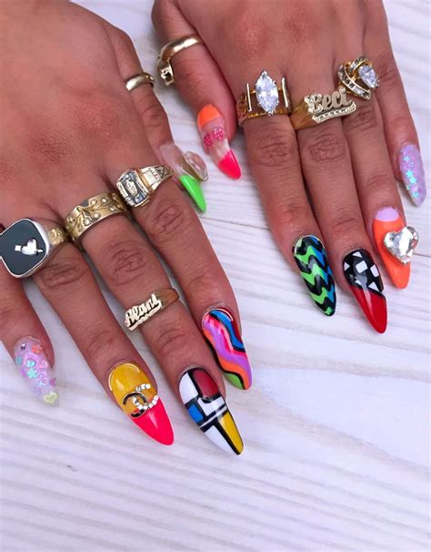 Crazy Cool Nail Art Funky Nails Crazy Nails Crazy Nail Designs