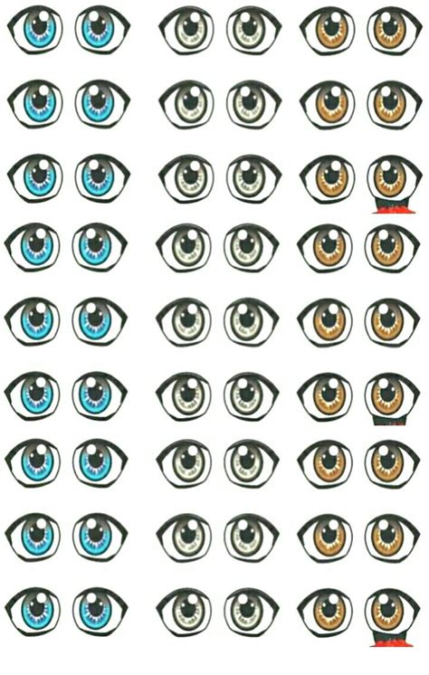 Pin By Calu Ok On Ojos Eye Stickers Doll Eyes Cartoon Eyes