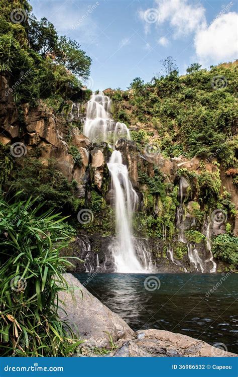 Waterfall Reunion Island Stock Photography - Image: 36986532