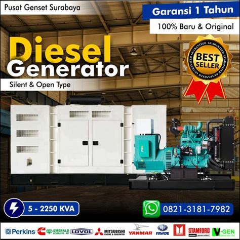 Jual Genset Silent Perkins Kva Stamford Di Lapak Gudang Genset