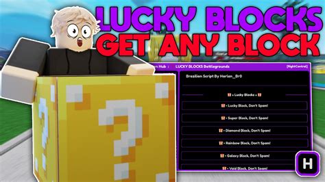 Lucky Blocks Battlegrounds Script Hack Get Any Blocks Teleports