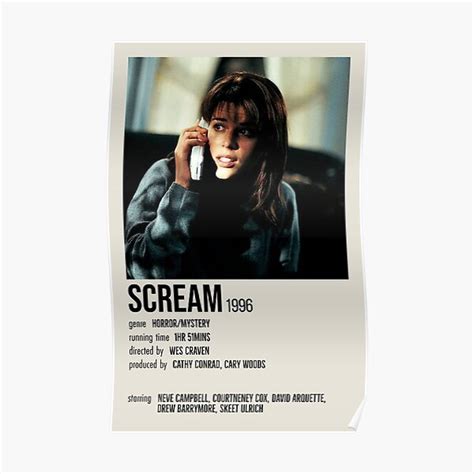 "Scream (1996) Poster" Poster for Sale by Tedaley2016 | Redbubble