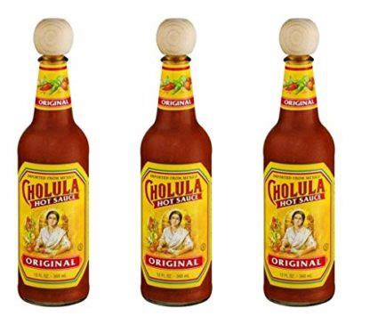 CHOLULA HOT SAUCE ORIGINAL 12OZ Pack Of 3 Scoville Scale