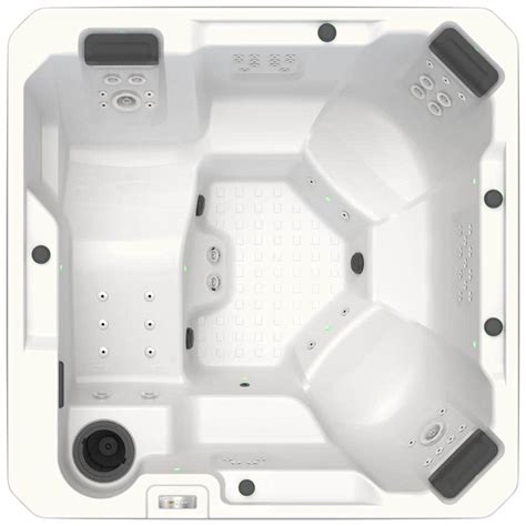 Lifesmart Palmetto 6 Person 72 Jet 230V Acrylic Hot Tub With Lounge Seating 411445307700 The