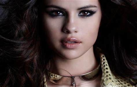 Wallpaper Selena Gomez, portrait, face beautiful images for desktop ...