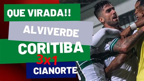 Virada Coxa Coritiba X Cianorte Rodada Paranaense