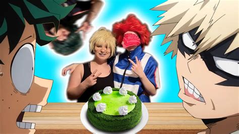 Mha Characters Bake A Cake But Everything Goes Wrong Youtube