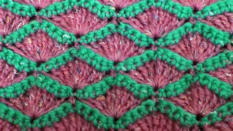 Узор Волнистые веерочки - YouTube