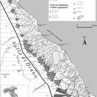 Schema Geologico E Schema Geomorfologico Dell Area In Studio