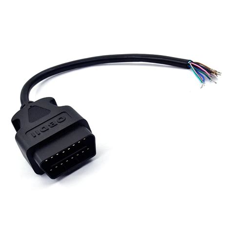 For Elm327 Female Cable Obd2 16pin Male Plug Connector Extension Adapter Obd Cable Obdii Eobd