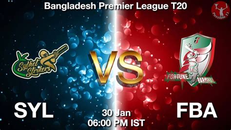 Syl Vs Fba Dream Team Prediction Fantasy Cricket Tips Jan