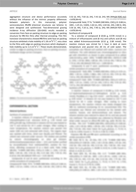 SOLUTION High Performance Thin Film Transistors Based On Bi Thieno 3 4