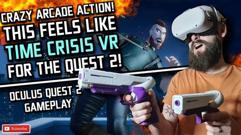 This New Quest 2 Game Is Awesome Its Like Time Crisis Vr Oculus