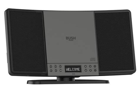 Bush Wm2760dab Micro Hifi System Dab Radio Cd Player Bluetooth Grey