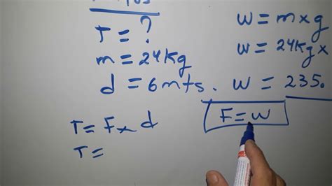 Calcular El Trabajo Realizado Al Elevar Un Cuerpo De 24 Kg A Una