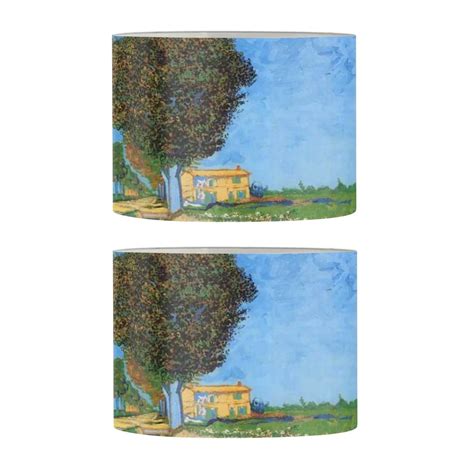 Netilgen A Lane Near Arles Tradition Farmhouse Set Of Drum Lampshades