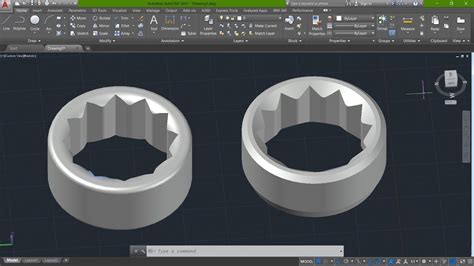 Autocad Tutorial How To Use Chamfer Edge Fillet Edge Command Youtube