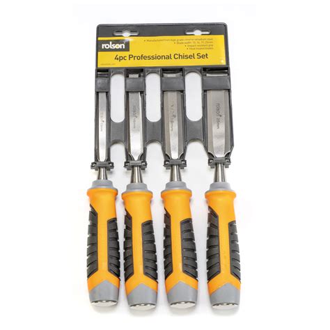 Pc Crv Wood Chisel Set Rolson Tools