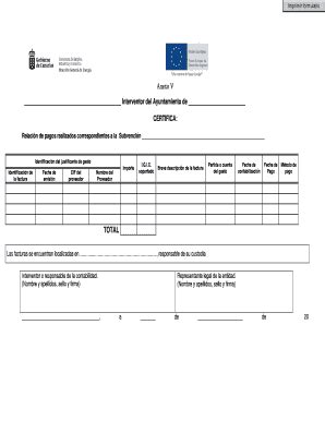 Fillable Online Sede Gobcan Interventor Del Ayuntamiento De Fax Email