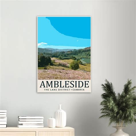 Ambleside Lake District Poster Ambleside Print Wall Art Art - Etsy