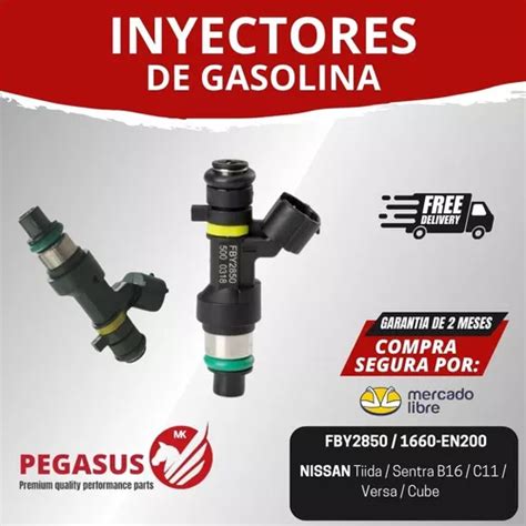 Inyector De Gasolina Nissan Tiida Sentra B16 Versa C11 Cube MercadoLibre