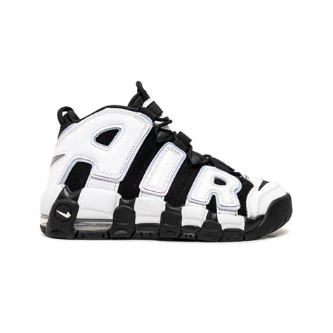 Nike Big Kids Air More Uptempo Black White Multi Color Cobalt Bliss