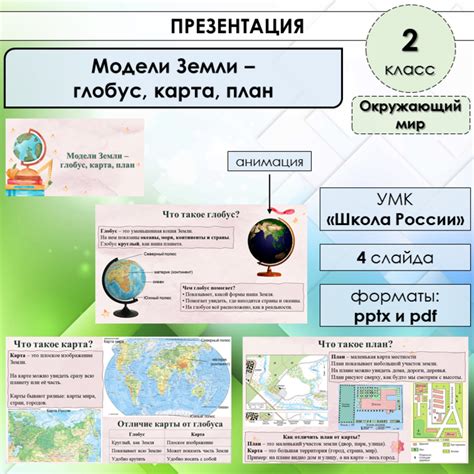 Презентация «Модели Земли - глобус, карта, план» по окружающему миру во ...