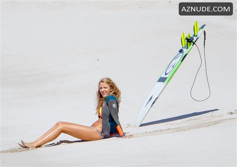 Blake Lively In A Bikini On The Set Of The Shallows In New South Wales Aznude