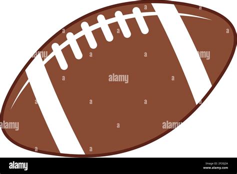 Ball Of American Football Sport Logo Design Vector Template Stock