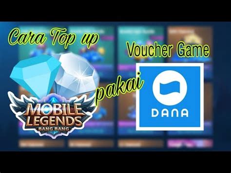 Cara Top Up Diamond Ml Atau Ff Lewat Dana Youtube