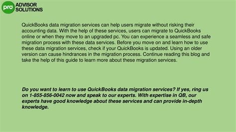 Ppt A Quick Way To Fix Quickbooks Data Migration Service Powerpoint