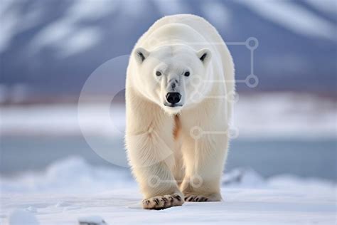 Stunning Picture of a Polar Bear in its Natural Habitat stock photo | Creative Fabrica