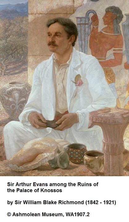 British Archaeologist Sir Arthur Evans Keeper Of The Ashmolean Museum