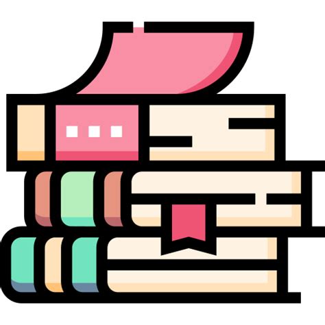 Books Detailed Straight Lineal Color Icon