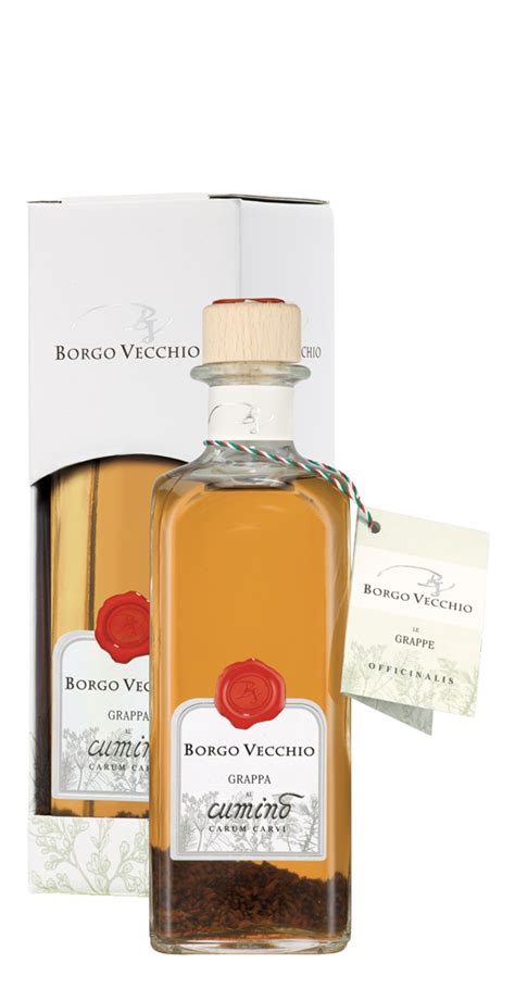 Grappa Aromatizzata Al Cumino Ml Borgo Vecchio Distilleria