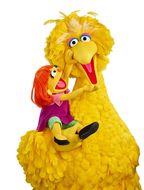 Download Juliaand Big Bird Sesame Street