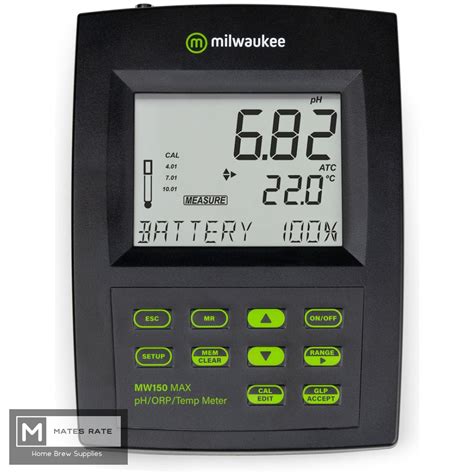 Milwaukee MW150 MAX PH ORP Temp Bench Meter Pre Order Mates Rate