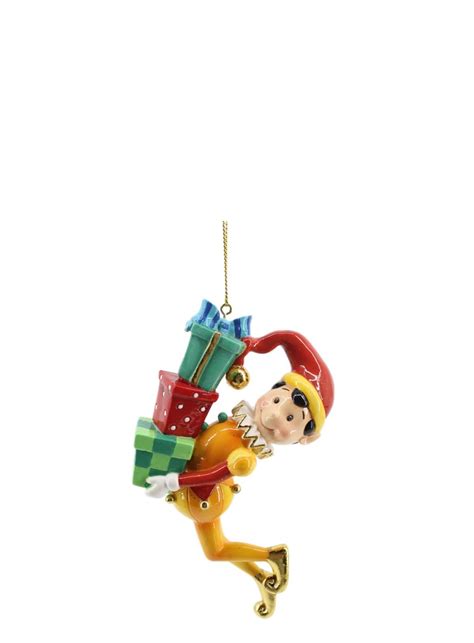 Retro Tree Ornament Elf St Nicholas Christmas Cave