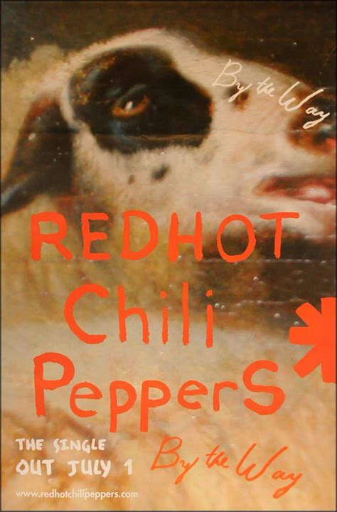 Red Hot Chili Peppers Poster By The Way Single Original X