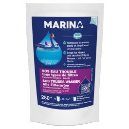 Marina SOS Eau Trouble Sachet Unidose Liquide 250 Ml Raviday Piscine