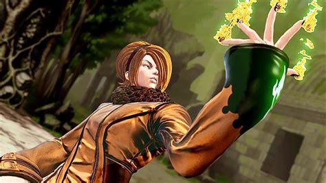 Ash VFX Gold Skin Mod for The King of Fighters XV | KoFXV Mods