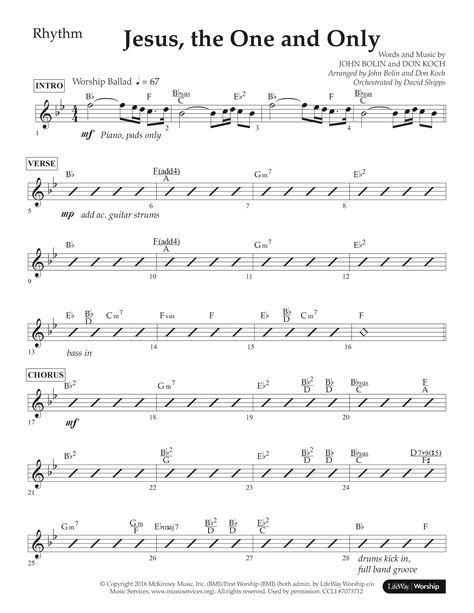 Jesus The One And Only Choral Anthem Satb Melody Sheet Music Pdf