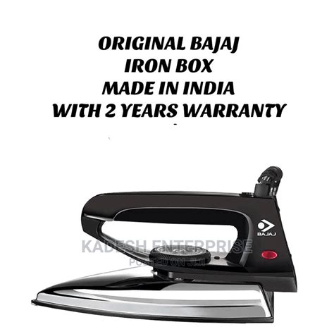 Bajaj Iron Box In Nairobi Central Home Appliances Lisper Nimmoh