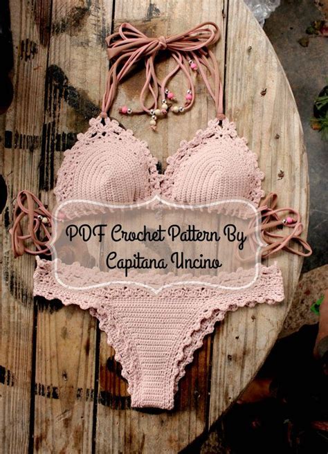 Pdf Crochet Pattern For Lorelei Crochet Bikini Top And Brazilian Bottom