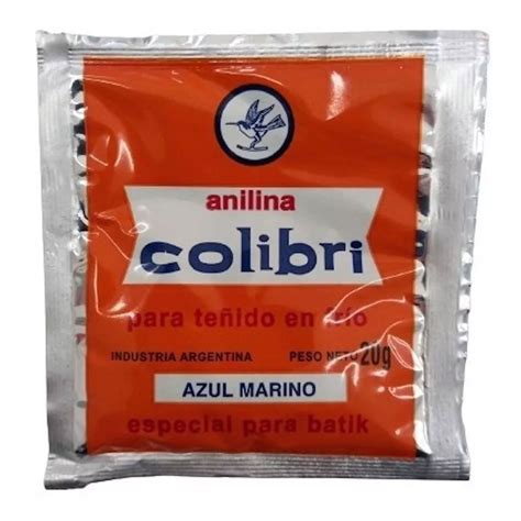 Anilina Colibrí Para Teñido en Frío Azul Marino X 20 Gr Leburé