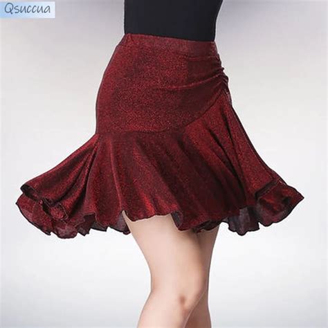 Feminino Adulto Saia De Dan A Latina Cha Cha Roupas De Pr Tica Profissional Flash Performance Png