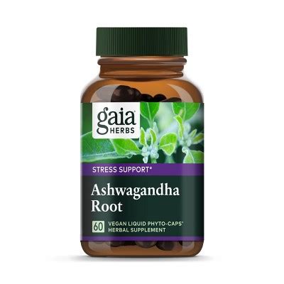 Gaia Herbs Ashwagandha Root Supports A Healthy Response To Stress